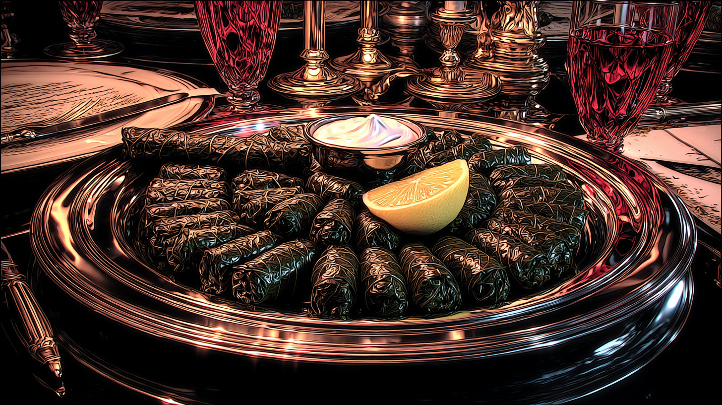 Diplomatic Table Stuffed Grape Leaves